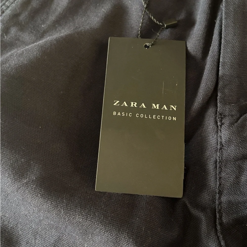Zara Navy Cargo Shorts for Men